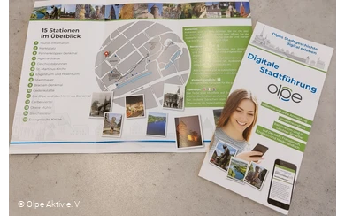 Flyer digitale Stadtführung